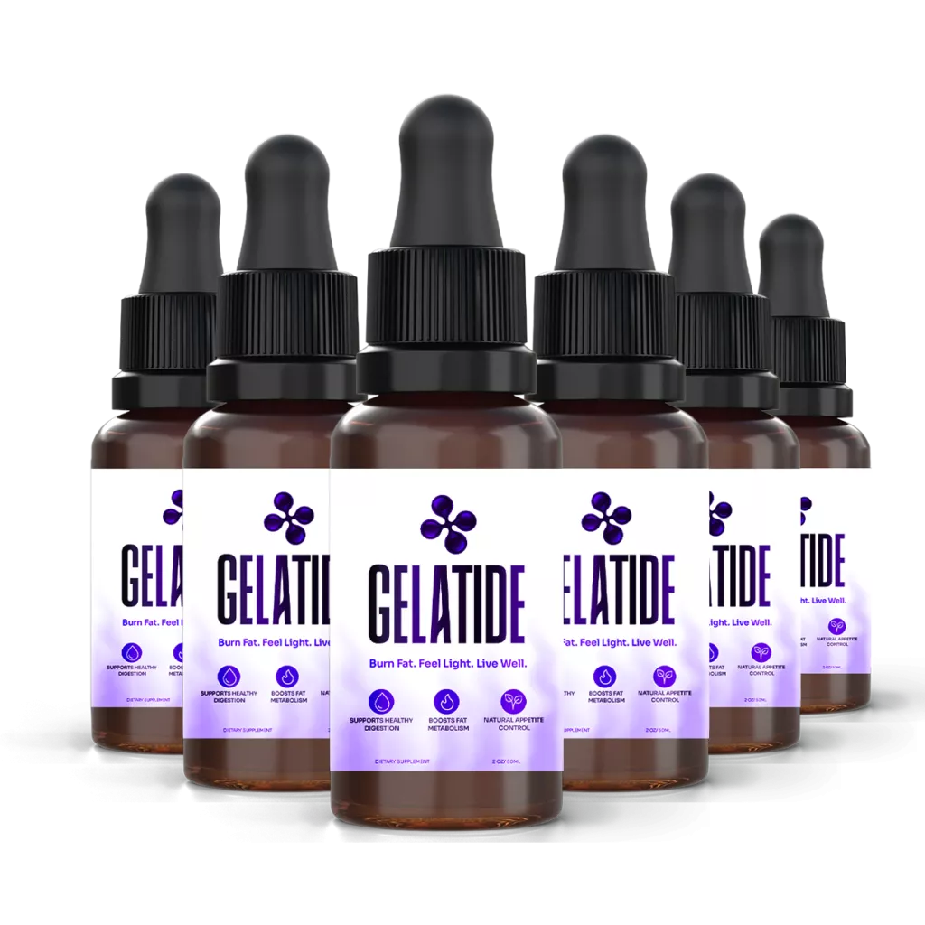 Gelatide liquid supplement bottle official product